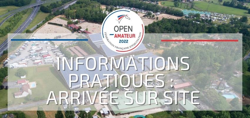 Open Amateur 2022 Informations pratiques